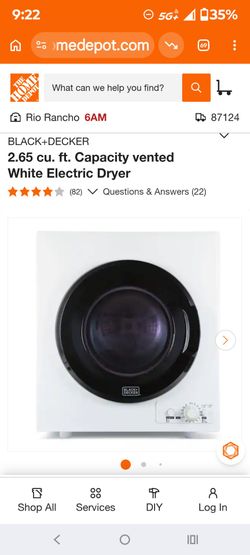 Black & Decker electric dryer