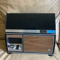 Vintage KEYSTONE Projector Dual 8 K-401 Not Tested  “Cable Not Included “