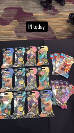 Team up sleeved booster pack sets (full art set)