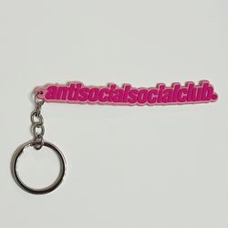 ANTI SOCIAL SOCIAL CLUB Sidekick Hot Pink Keychain