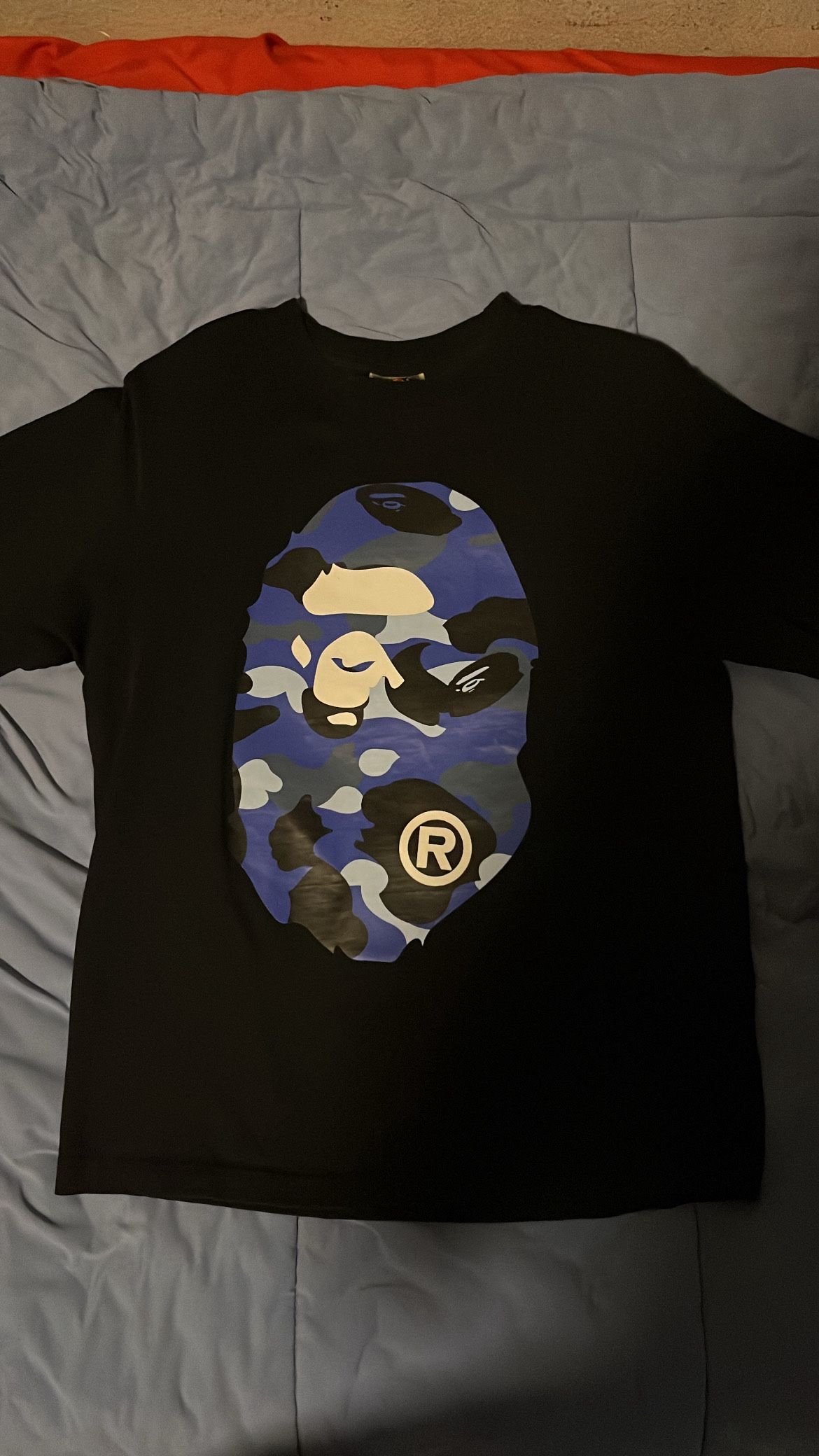 Camo Blue Bape Shirt