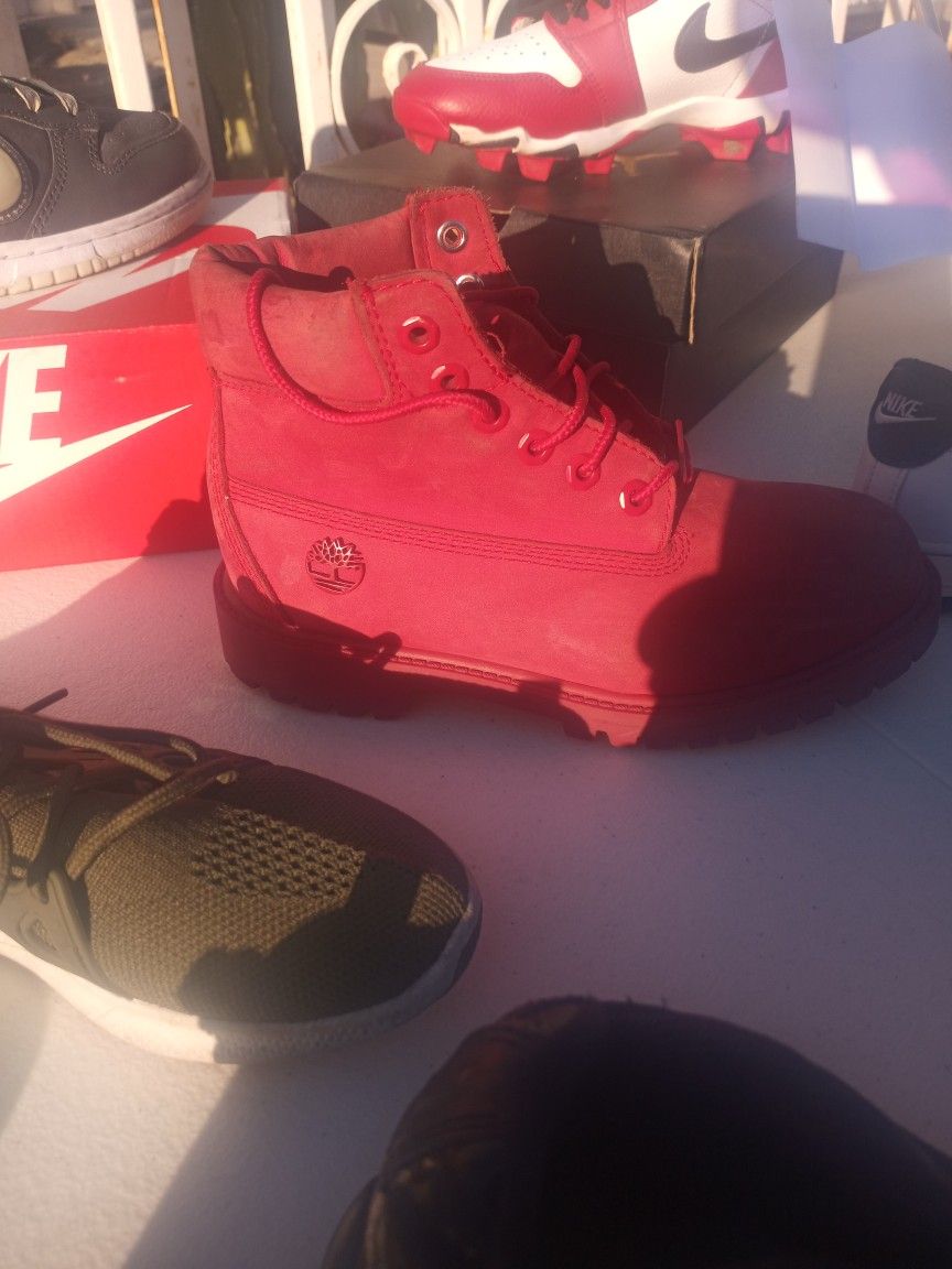 Boys Suede Timberland Boots