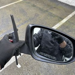 OEM | 2013-2015 Toyota RAV4 Side Mirror Glass Powered Black Right, Passenger RH