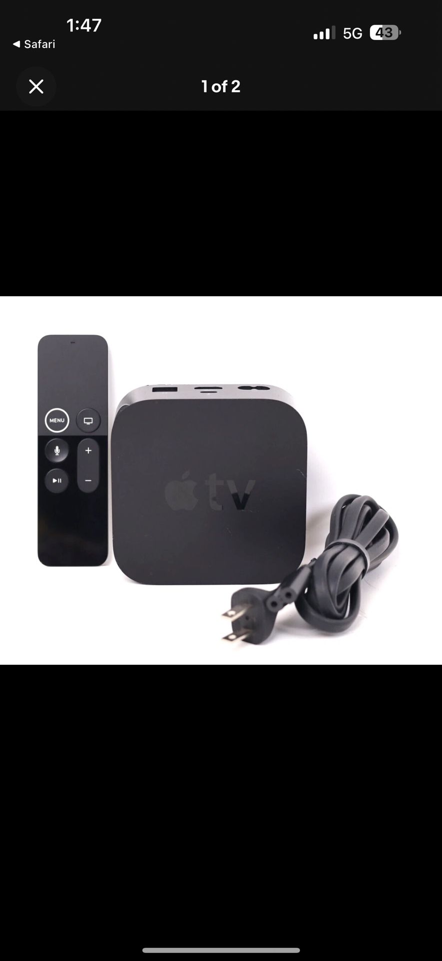 Apple TV HD 4th Generation 