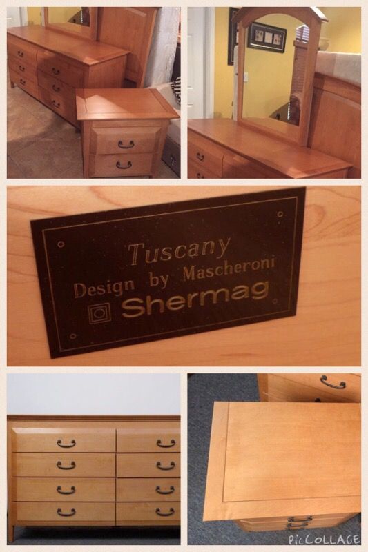 Mascheroni Shermag Tuscany QUEEN Size Bedroom Set