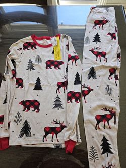 Kids Christmas Pajamas Set, Size 16