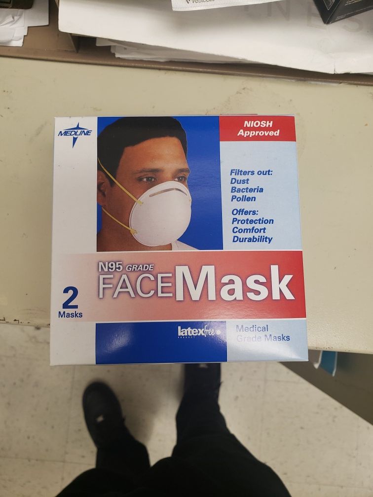 Medline N95 Grade Face Mask with loop