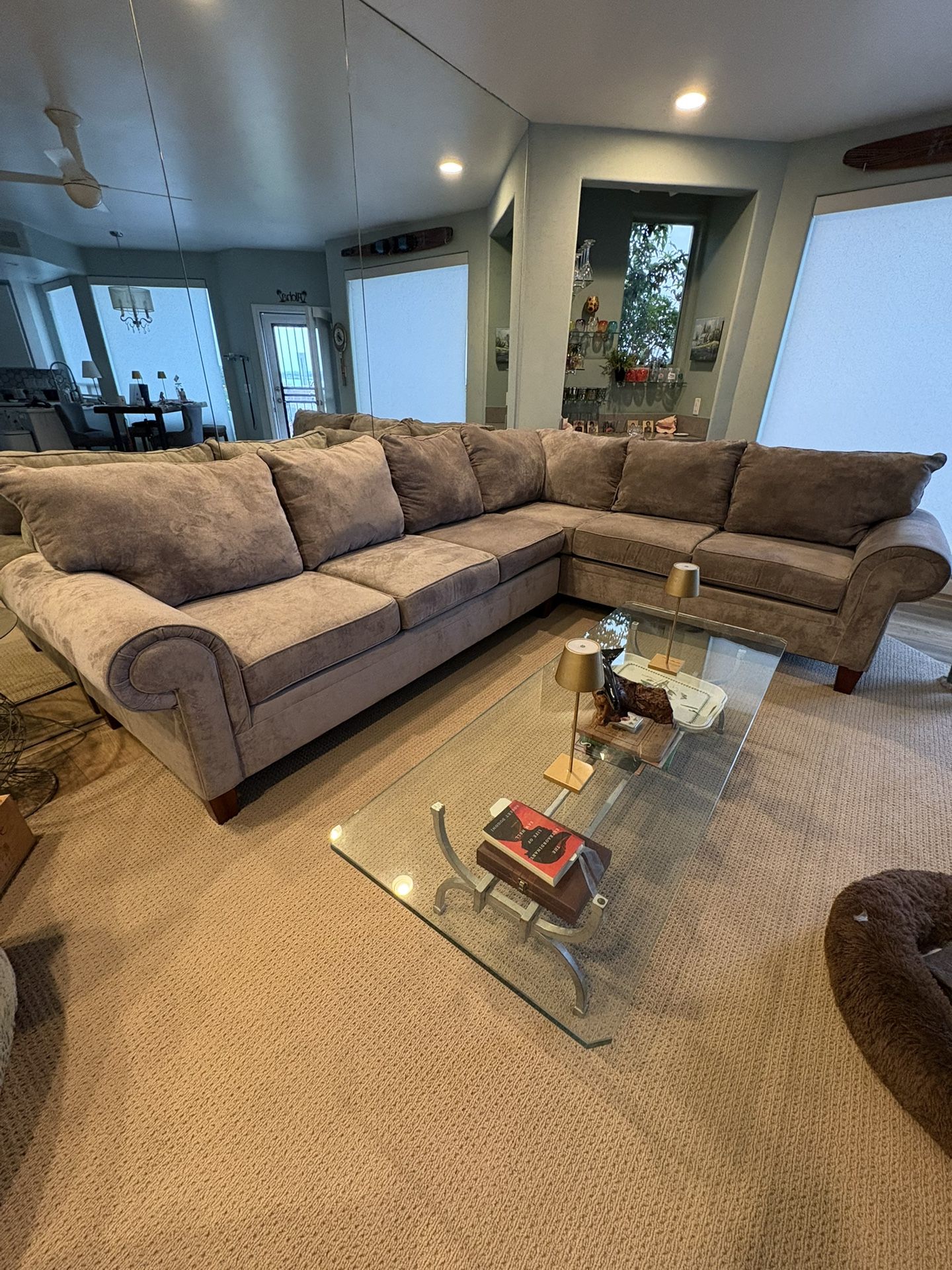 Gorgeous Grey Sofa For Sale