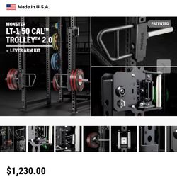 Monster LT-1 50 Cal trolley 2.0 & Lever arm kit