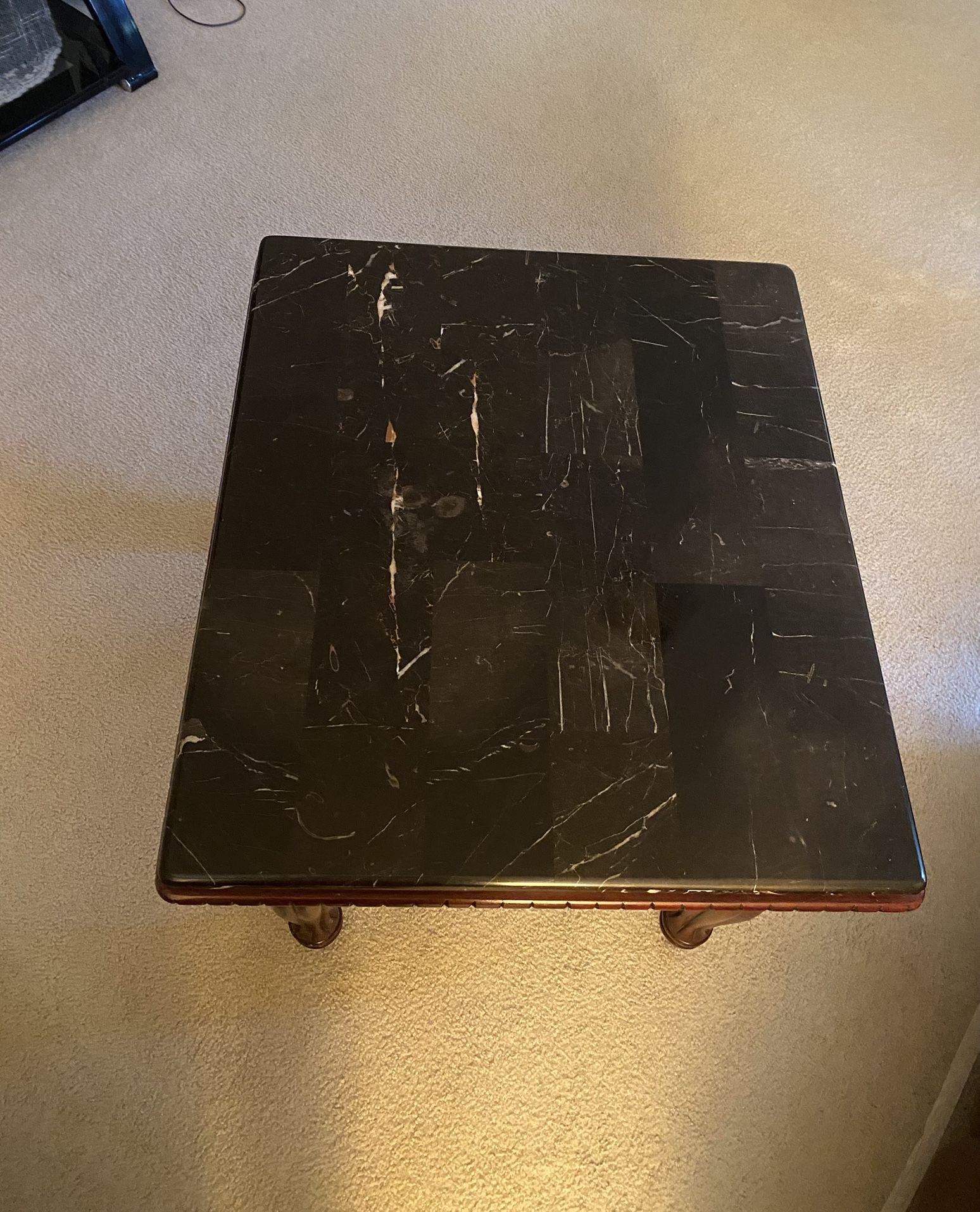 Granite End Table
