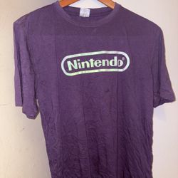 Nintendo Koopa Troopa Purple Grey Gaming Medium Tee
