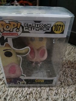 Cow Funko pop from cow and chicken