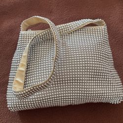 Silvery Pearl Style Women’s Handbag For Any Occasion, $13