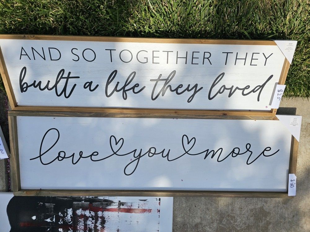 Beautiful Love Signs