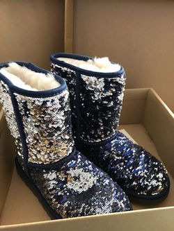 Blue Sparkle Uggs
