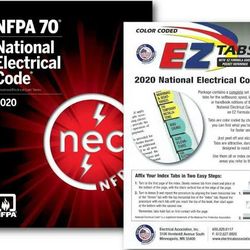 NFPA 70 National Electrical Code 2020 With EZ Tabs 