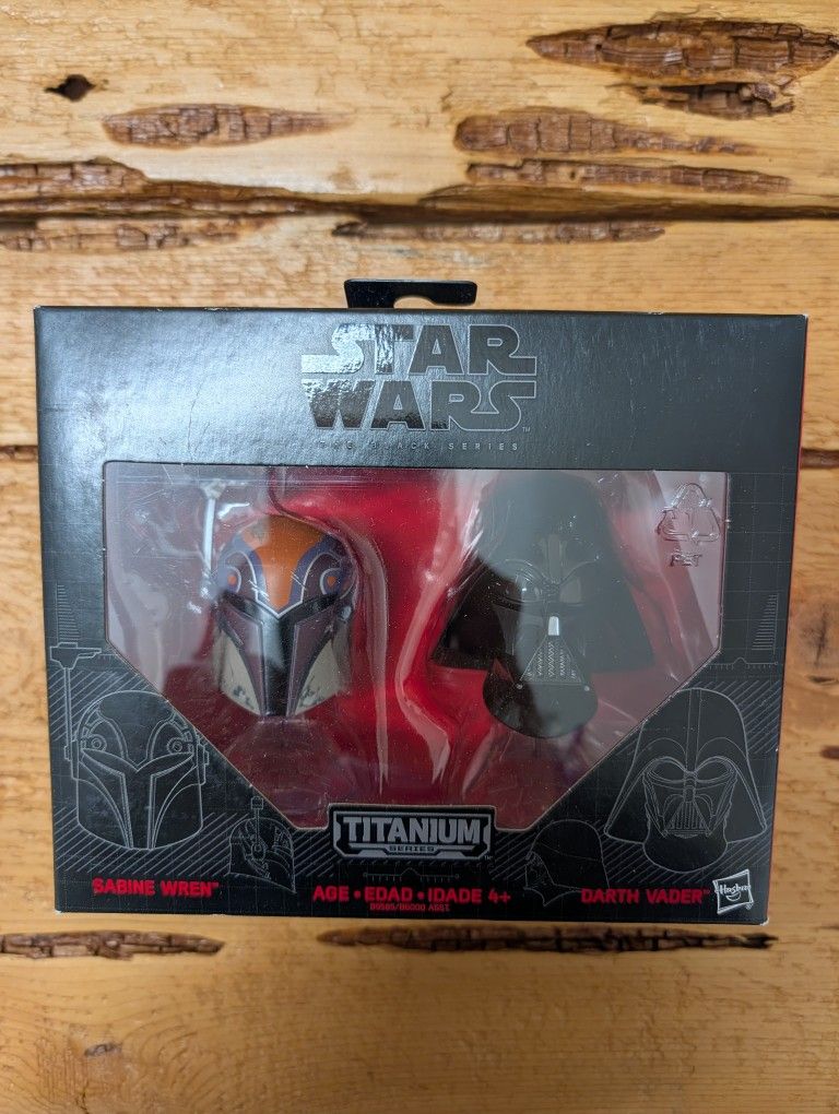 Sabine And Darth Vader Star Wars Die Cast Helmets