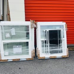 New Vinyl Window 33x39 $200