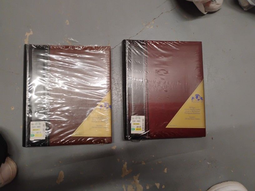 Vintage Leather Photo Folder 2 Of Them Semi New