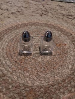Two Tiny Salt And Pepper Shaker