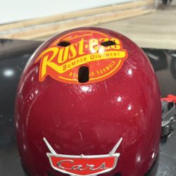 Bell Sports Disney Cars Casco Multideportivo Infantil 3D Chrome Ghost Flame, Rojo