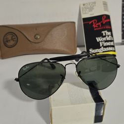 Vintage Ray-Ban Outdoorsman W0228 B&L USA G-15 58mm – Complete Set – Like New