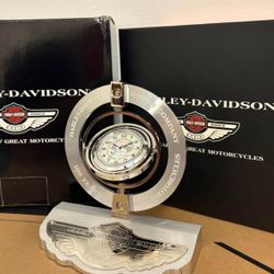 🕰 Harley-Davidson 100th Anniversary Collectible Desk Clock | Brand New in Box