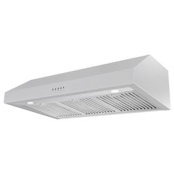 New Open Box 36" Stainless Steel Under Cabinet Range Hood with Push Button Controls
