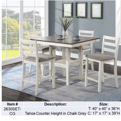 Dining Table With 4 Chairs 