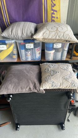Throw pillows for sale.