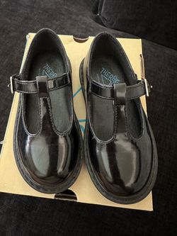 Toddler Girl Black dress shoes size 8c