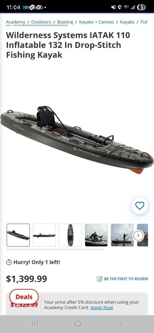 Kayak $749