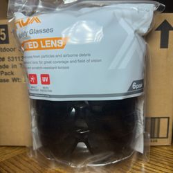 HDX Outdoor Safety Glasses Tinted (6-Pack)