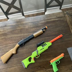 (Bundle) 3 Toy Guns 