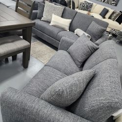 Sofa Love Seat Grey 2pc $598