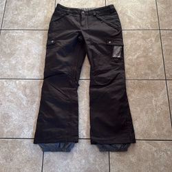 Women’s Large Burton Snowboarding Pants Ski Pants Adjustable Waist Black Dryride
