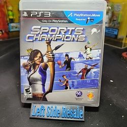 PS3 Sports Champions Game: Sony PlayStation 3 Move (2010) Complete CIB Tested