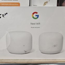 Google Nest WiFi Router And Point 