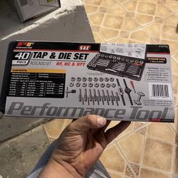 Tap & Die Set  40 Pieces 
