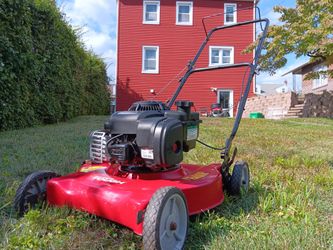 Hyper Tough 20" Side Discharge Push Lawn Mower w/ Height Adjusters