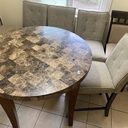 Dining Table With 6 Chair seat 