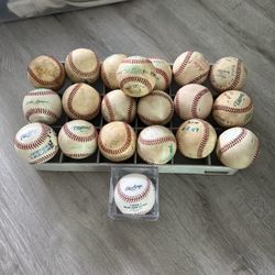 20 Little league genuine leather baseballs