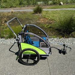 COPILOT DOUBLE TRAILER AND STROLLER 