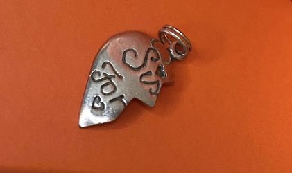 Sterling Silver Sister Charm