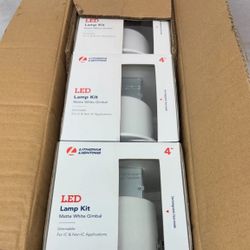 LED Lamp Kit - 6 Pack 4" Recessed