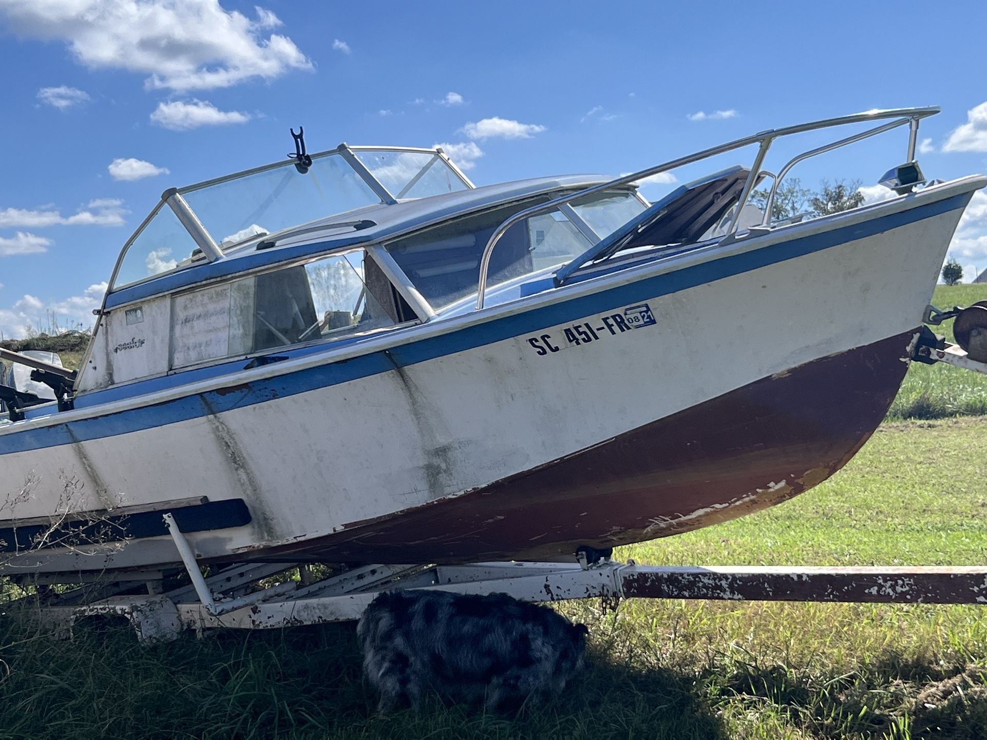 Boat & trailer- Selling For Parts