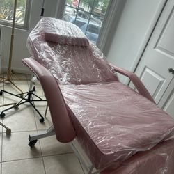Pink Spa Bed Salon Bed Chair Brand New 