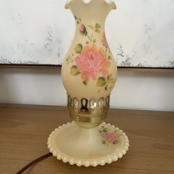 Vintage Hand Painted Lamp 