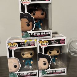 Squid Games Funko Pops