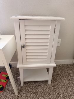 Small white cabinet